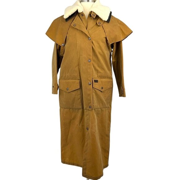 Outback Trading Co Low Rider Economy Oilskin Outback Duster Liner Size 2XS Coat - Picture 1 of 16